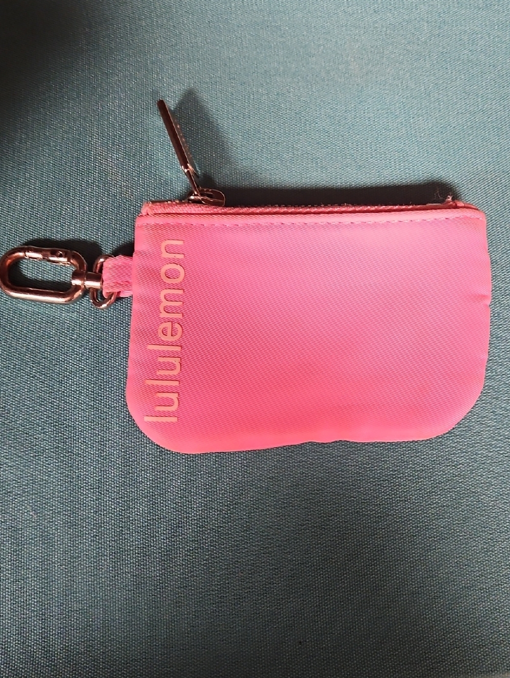 Lululemon Small Pink Key Pouch - Picture 1 of 3